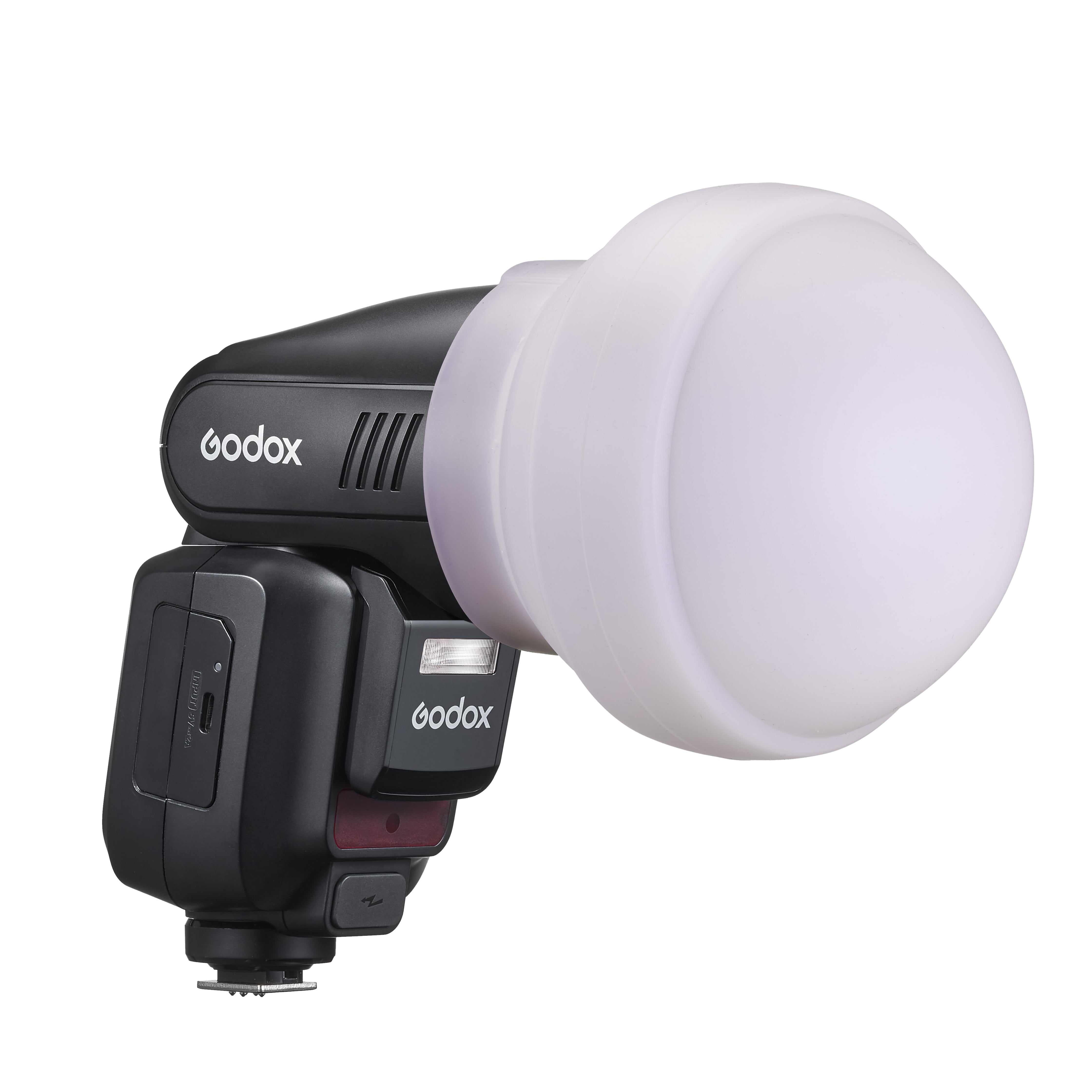 Godox V100 S V100-S V100Sony Version TTL Round Head Camera Flash, of 100Ws,Touch screen design ,Built-in Lithium Battery,LED Modeling Lamp, lnnovative External Flash SU-1 for Sony Camera,Can support 70-100 full power continuous flashes.