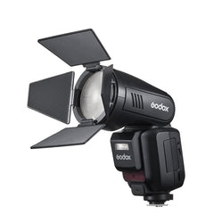 Godox V100 S V100-S V100Sony Version TTL Round Head Camera Flash, of 100Ws,Touch screen design ,Built-in Lithium Battery,LED Modeling Lamp, lnnovative External Flash SU-1 for Sony Camera,Can support 70-100 full power continuous flashes.