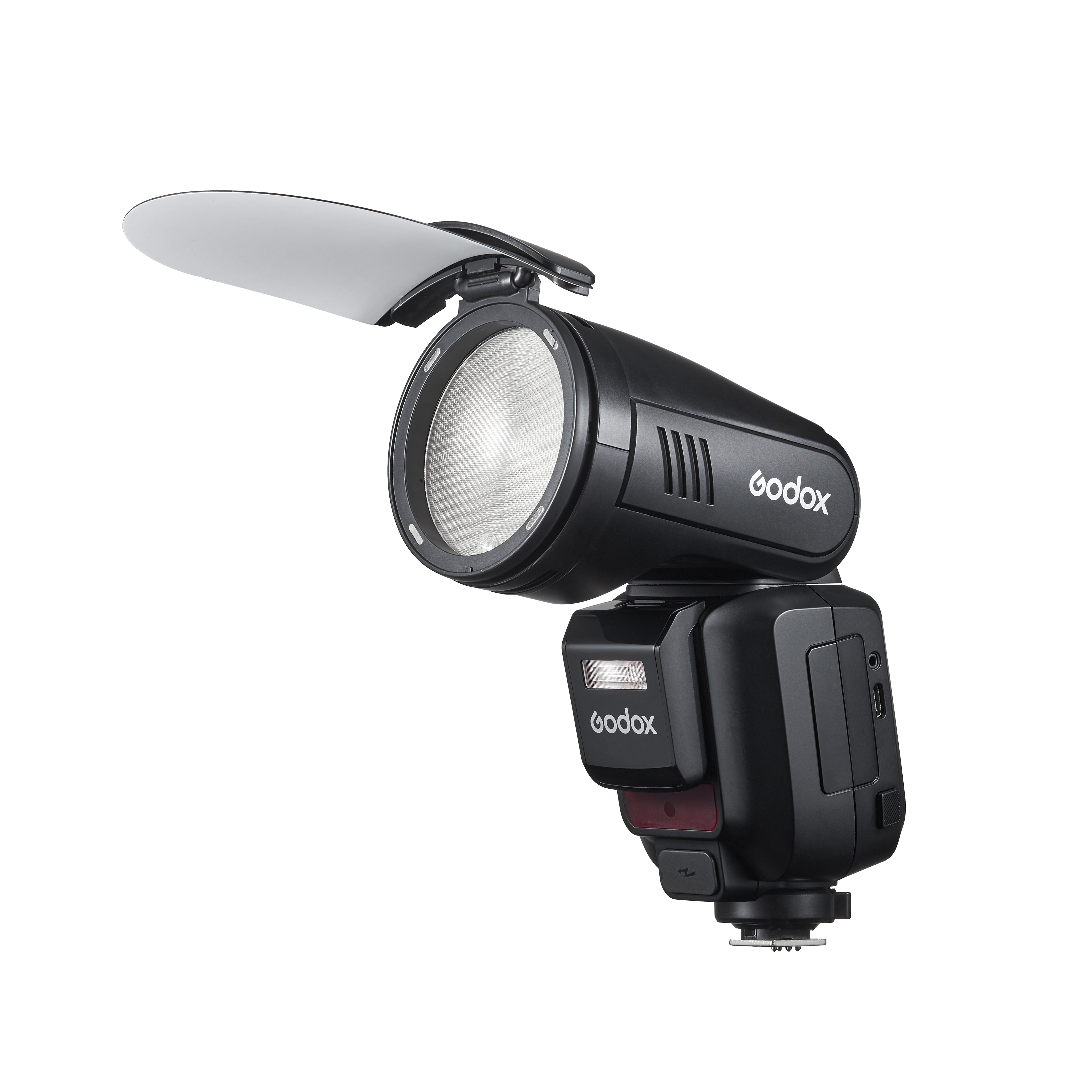 Godox V100 S V100-S V100Sony Version TTL Round Head Camera Flash, of 100Ws,Touch screen design ,Built-in Lithium Battery,LED Modeling Lamp, lnnovative External Flash SU-1 for Sony Camera,Can support 70-100 full power continuous flashes.