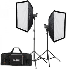 Godox 2-Light Kit Litemons LA150D Daylight LED K2 with accessories