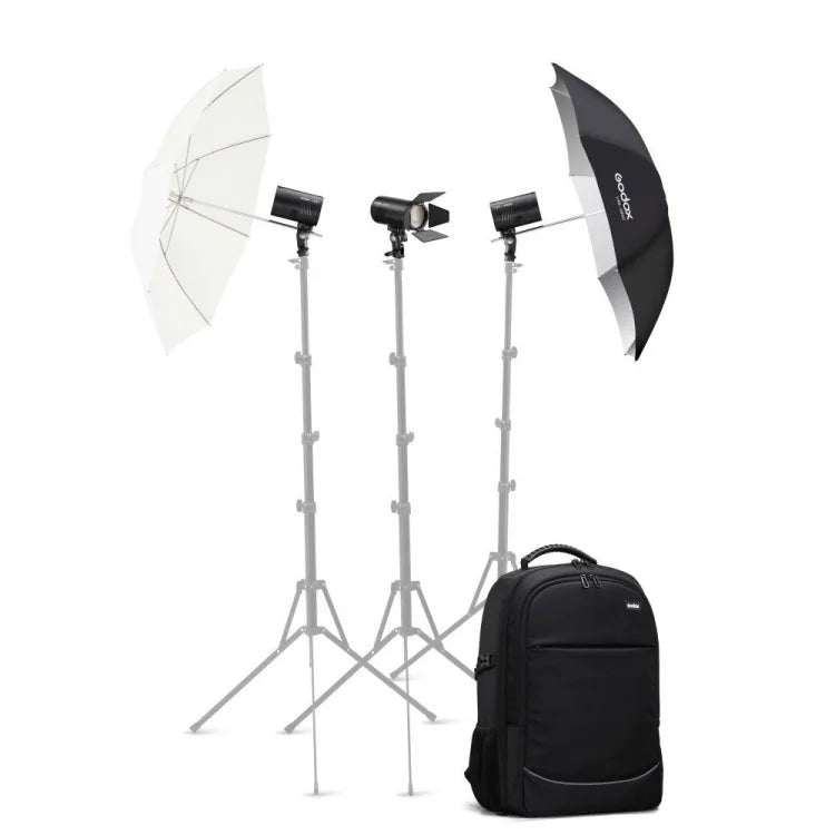 Godox AD100Pro TTL 3 flashes backpack kit