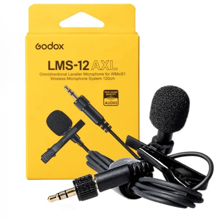 Godox LMS-12 AXL Omnidirectional Lavalier Microphone