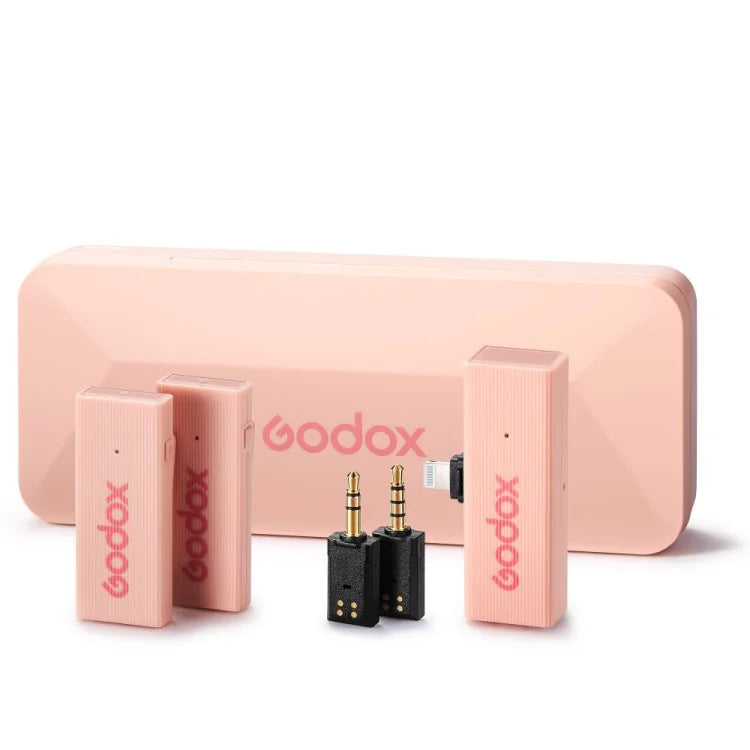 Godox MoveLink Mini LT Kit 2 (Cherry Pink) 2,4 GHz (Lightning)