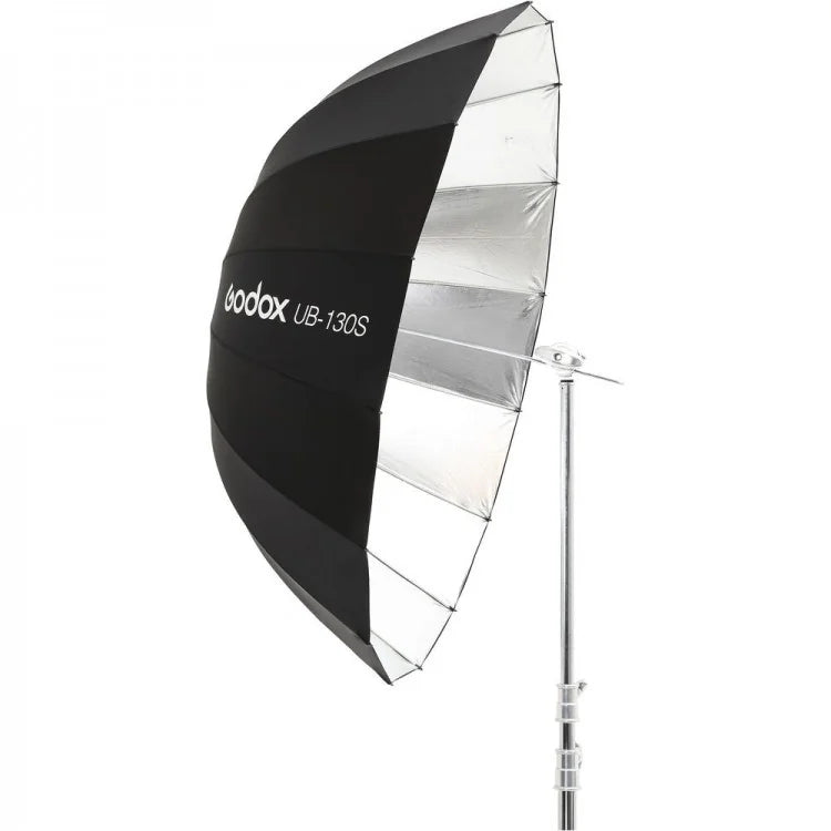 Godox UB-130S silver parabolic umbrella