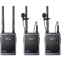 Godox WMicS1 Pro Kit 2 Wireless Lavalier Microphone System