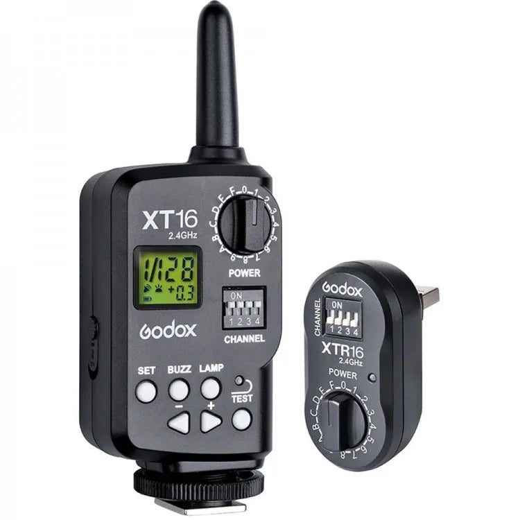 Godox XT16 Transmitter and Receiver 2,4 GHz Flash Kit