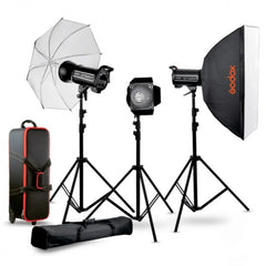 Studio flash kit 2 Godox QTII 2xQT400IIM QT600IIM