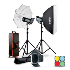 Studio flash kit Godox QSII 2xQS400II