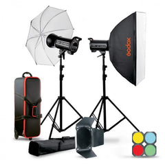 Studio flash kit Godox QTII 2xQT400IIM